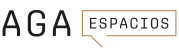 logotipo oficial de aga espacios